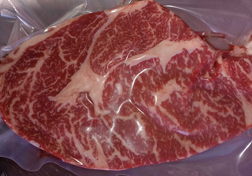 A packaged cut of Certified Angus Beef from Dunn Four Ranch