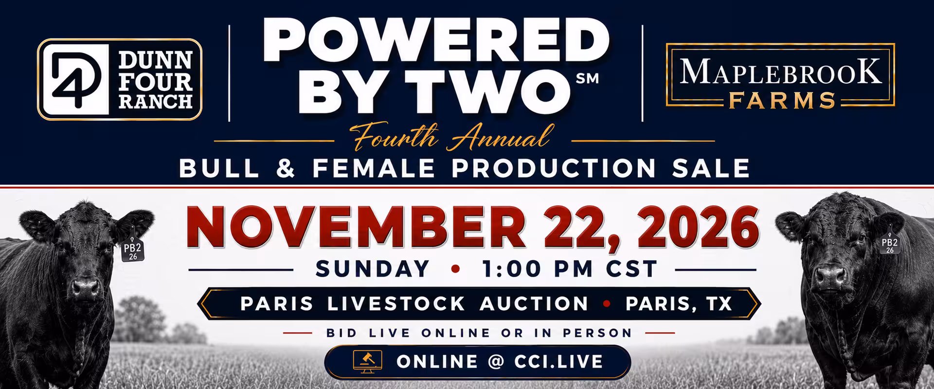 Powered By Two sale Nov 22,2026